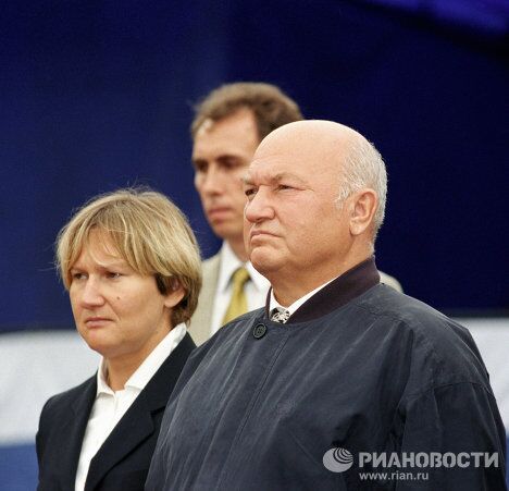 Президент Федерации конного спорта России Батурина и мэр Москвы Лужков Президент Федерации конного спорта России Батурина и мэр Москвы Лужков