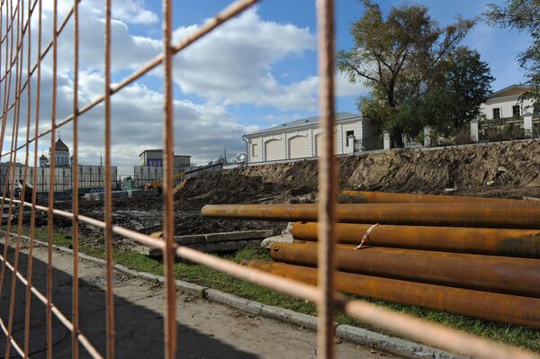 Приостановлено строительство реставрационно-депозитарного комплекса музеев Московского Кремля на Боровицкой площади Приостановлено строительство реставрационно-депозитарного комплекса музеев Московского Кремля на Боровицкой площади