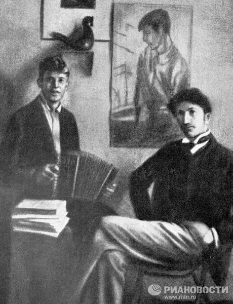 Поэты Сергей Есенин и Сергей Городецкий Поэты Сергей Есенин и Сергей Городецкий