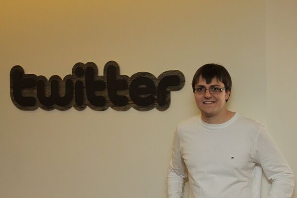 Российский блогер Евгений Козлов в американском офисе Twitter Российский блогер Евгений Козлов в американском офисе Twitter