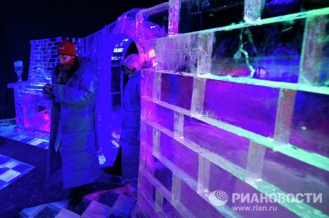 Открытие музея льда в парке Сокольники в Москве Открытие музея льда в парке Сокольники в Москве