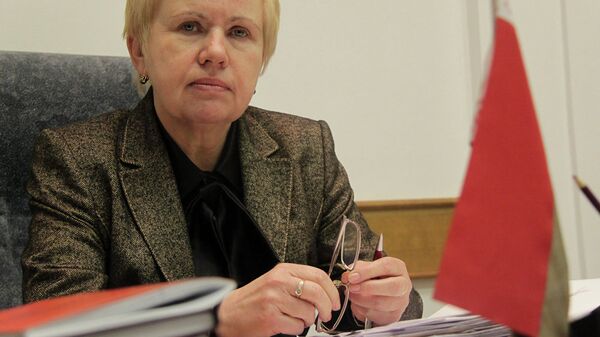 Глава Центризбиркома Белоруссии Лидия Ермошина, архивное фото Глава Центризбиркома Белоруссии Лидия Ермошина, архивное фото