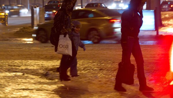 Последствия ледяного дождя в Москве Последствия ледяного дождя в Москве