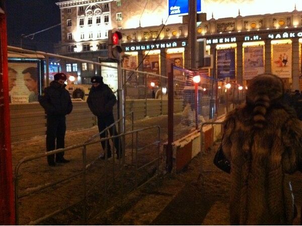 Ситуация на Триумфальной площади в Москве Ситуация на Триумфальной площади в Москве