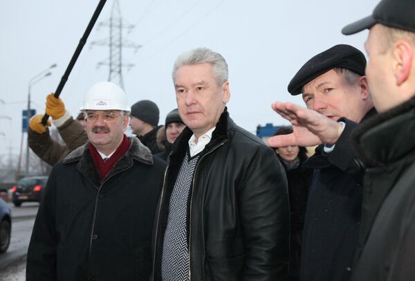 Мэр Москвы Сергей Собянин посетил реконструируемый мост через Канал имени Москвы Мэр Москвы Сергей Собянин посетил реконструируемый мост через Канал имени Москвы
