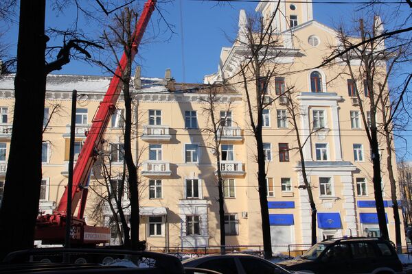 Жилой дом частично обрушился в Ярославле Жилой дом частично обрушился в Ярославле