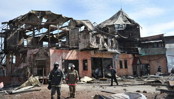 Пожар на газораспределительной станции в поселке Западный Одинцовского района Пожар на газораспределительной станции в поселке Западный Одинцовского района