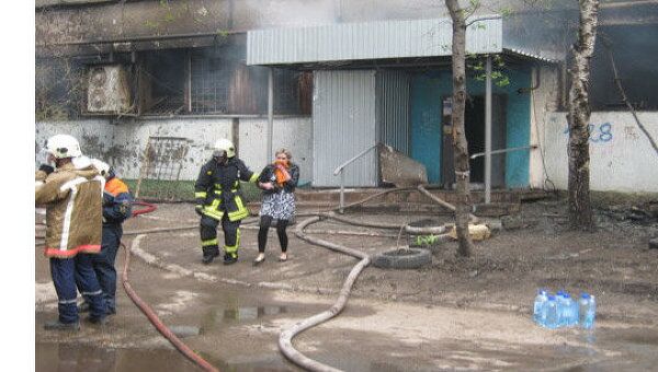 Пожар в жилом доме в Самаре Пожар в жилом доме в Самаре
