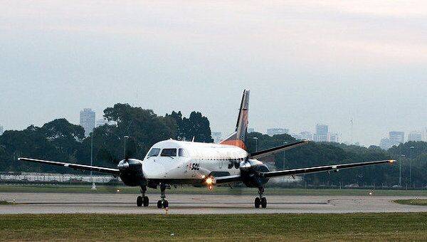 Самолет Saab 340 авиакомпании Sol Самолет Saab 340 авиакомпании Sol