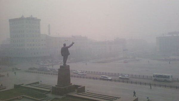 Смог в Якутске Смог в Якутске
