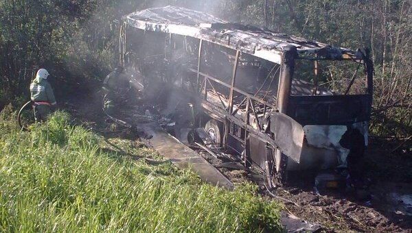 ДТП с участием рейсового автобуса МАН и автомобиля Вольво в Тверской области ДТП с участием рейсового автобуса МАН и автомобиля Вольво в Тверской области