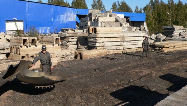 Последствия взрыва АЗС в Костроме Последствия взрыва АЗС в Костроме