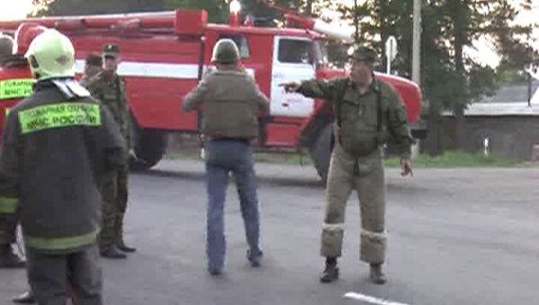 Взрывы и пожар на артиллерийском арсенале в Удмуртии Взрывы и пожар на артиллерийском арсенале в Удмуртии