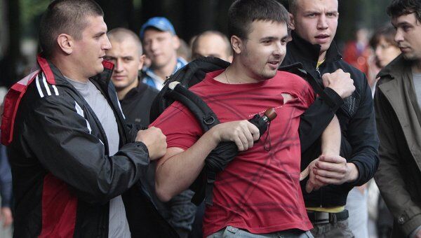 Участники несанкционированной акции протеста задержаны в Минске Участники несанкционированной акции протеста задержаны в Минске