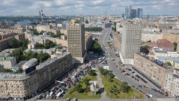Вид на Москву с крыши здания МИД РФ Вид на Москву с крыши здания МИД РФ
