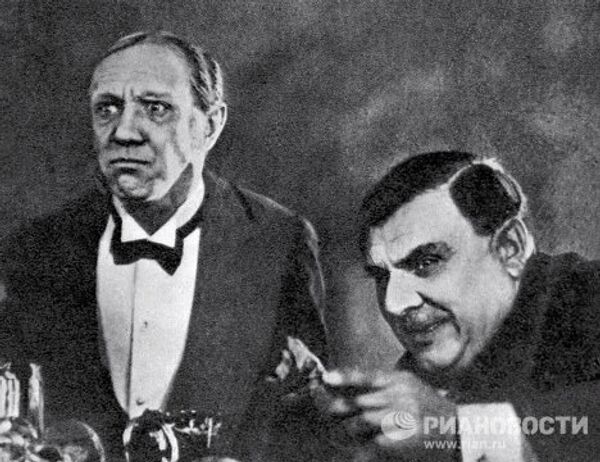 Михаил Чехов в фильме Человек из ресторана Михаил Чехов в фильме Человек из ресторана