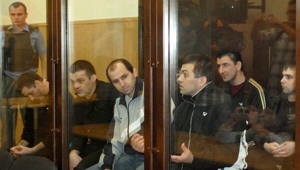 Обвиняемые в зале Тверского областного суда. Архив Обвиняемые в зале Тверского областного суда. Архив