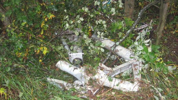Место падения самолета МиГ-31 под Пермью Место падения самолета МиГ-31 под Пермью