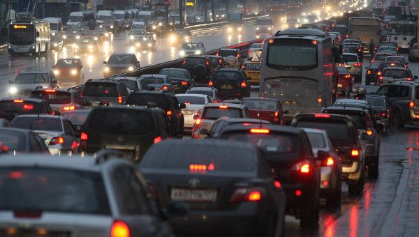 Автомобильные пробки в Москве. Архив Автомобильные пробки в Москве. Архив