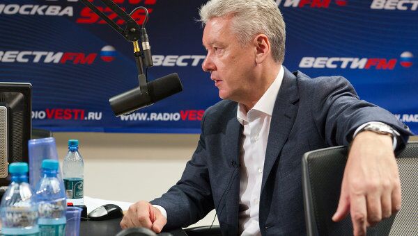 Сергей Собянин дает интервью радиостанции Вести ФМ Сергей Собянин дает интервью радиостанции Вести ФМ
