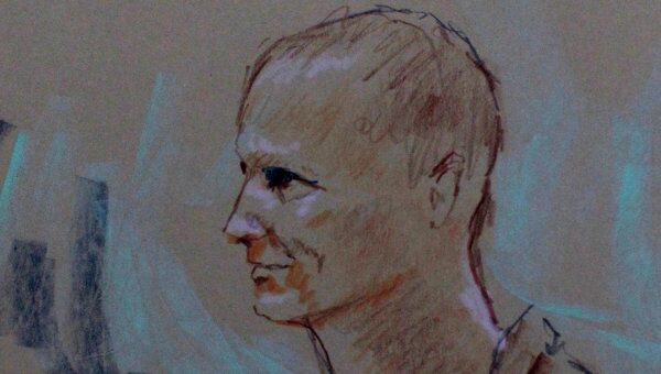 Рисунок с изображением Джареда Лофнера из зала суда в штате Аризона Рисунок с изображением Джареда Лофнера из зала суда в штате Аризона