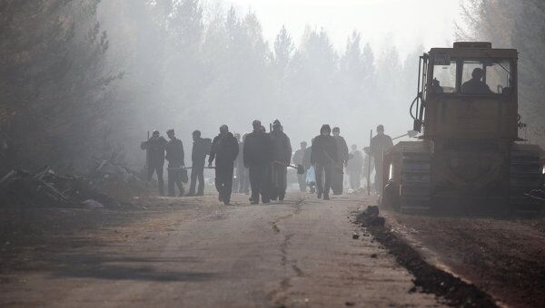 Тушение пожаров в лесной зоне в черте города Братска Тушение пожаров в лесной зоне в черте города Братска