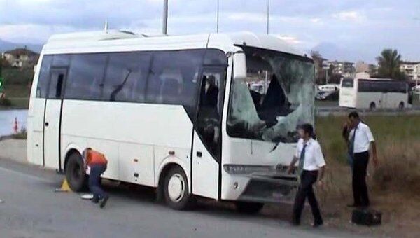 Последствия аварии автобуса с российскими туристами. Видео с места ДТП Последствия аварии автобуса с российскими туристами. Видео с места ДТП