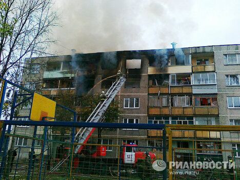 Взрыв бытового газа в жилом доме в подмосковных Бронницах Взрыв бытового газа в жилом доме в подмосковных Бронницах