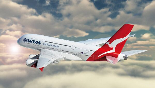 Аэробус А380 авиакомпании Qantas, архивное фото Аэробус А380 авиакомпании Qantas, архивное фото
