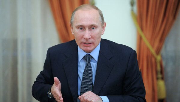 Премьер-министр РФ В.Путин провел встречу с руководством фракции Единая Россия Премьер-министр РФ В.Путин провел встречу с руководством фракции Единая Россия