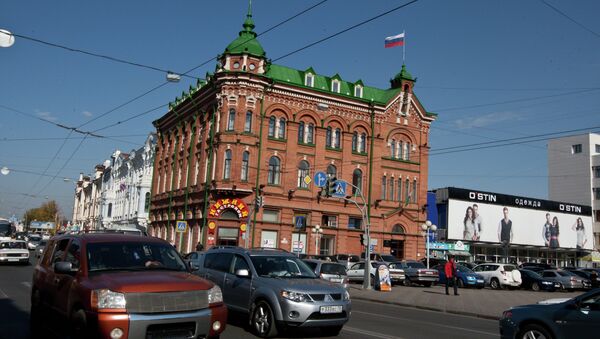 Виды Томска. Гастроном Нижний, архивное фото Виды Томска. Гастроном Нижний, архивное фото