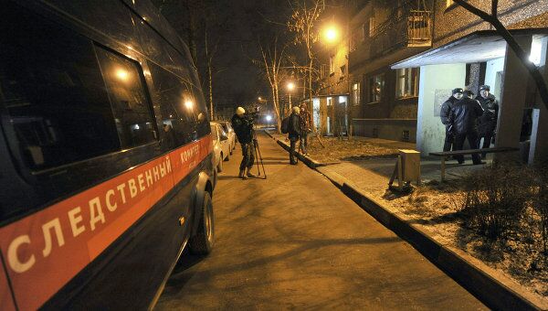 На месте гибели двоих детей и мужчины в подмосковной Балашихе На месте гибели двоих детей и мужчины в подмосковной Балашихе
