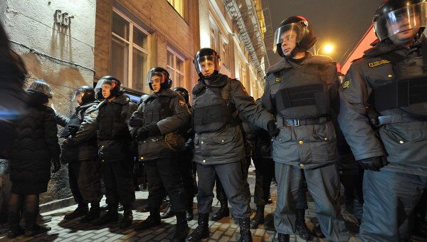 Несанкционированная акция на Триумфальной площади, архивное фото Несанкционированная акция на Триумфальной площади, архивное фото