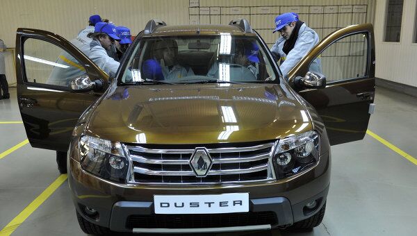 Начало сборки автомобилей Renault Duster в Москве. Архивное фото Начало сборки автомобилей Renault Duster в Москве. Архивное фото
