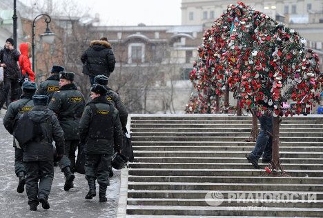 Усиление мер безопасности в Москве Усиление мер безопасности в Москве