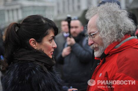 Акция протеста на Площади Революции в Москве Акция протеста на Площади Революции в Москве
