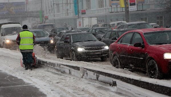 Снегопад в Москве Снегопад в Москве