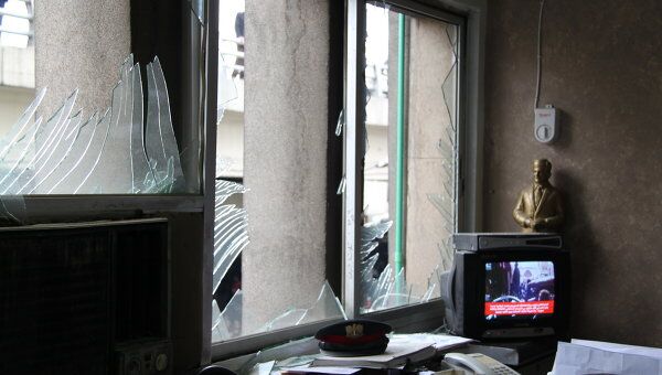 Последствия взрыва в Дамаске 6 января 2012 года Последствия взрыва в Дамаске 6 января 2012 года