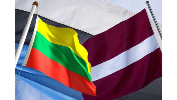 Флаги Эстонии, Литвы и Латвии Флаги Эстонии, Литвы и Латвии