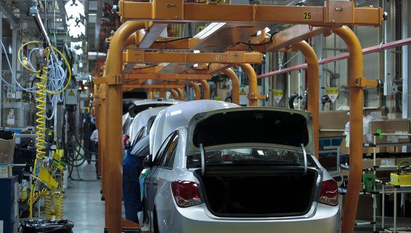 Начало производства малогабаритных автомобилей Opel Astra на заводе General Motors в производственной зоне Шушары-2 Санкт-Петербурга. Архив Начало производства малогабаритных автомобилей Opel Astra на заводе General Motors в производственной зоне Шушары-2 Санкт-Петербурга. Архив