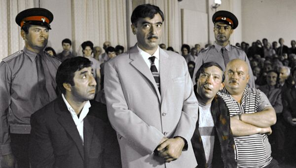 Мкртчян, Этуш, Никулин и Моргунов в фильме Кавказская пленница Мкртчян, Этуш, Никулин и Моргунов в фильме Кавказская пленница
