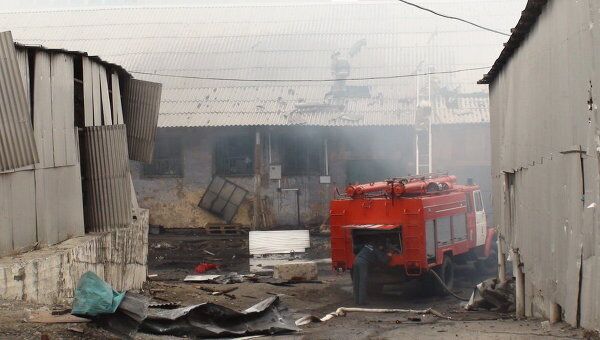 Пожар на складах пиротехники в Чите Пожар на складах пиротехники в Чите