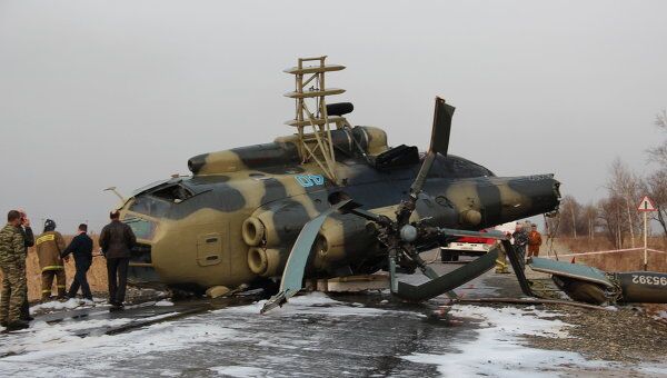 Аварийная посадка Ми-8 под Хабаровском Аварийная посадка Ми-8 под Хабаровском