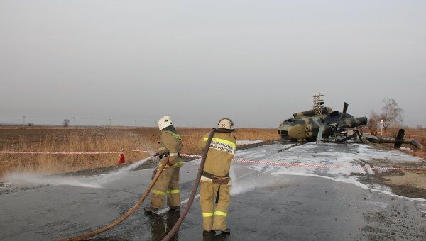 Аварийная посадка Ми-8 под Хабаровском Аварийная посадка Ми-8 под Хабаровском