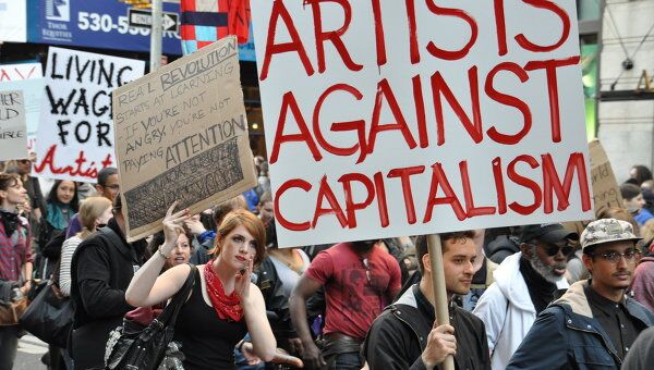 Протесты в Нью-Йорке Протесты в Нью-Йорке