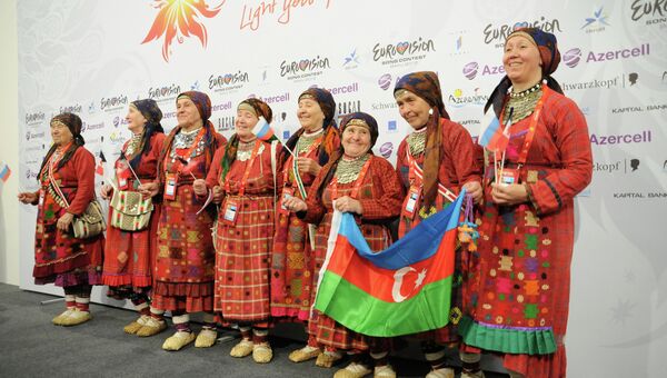 Вторая репетиция Бурановских бабушек накануне Евровидения Вторая репетиция Бурановских бабушек накануне Евровидения