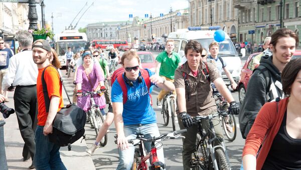 Велогонка в разных городах Велогонка в разных городах