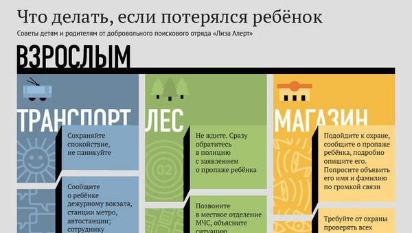 Что делать, если потерялся ребенок Что делать, если потерялся ребенок