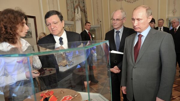 Совместная пресс-конференция участников саммита Россия – ЕС Совместная пресс-конференция участников саммита Россия – ЕС