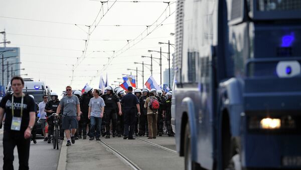 Российские болельщики Российские болельщики
